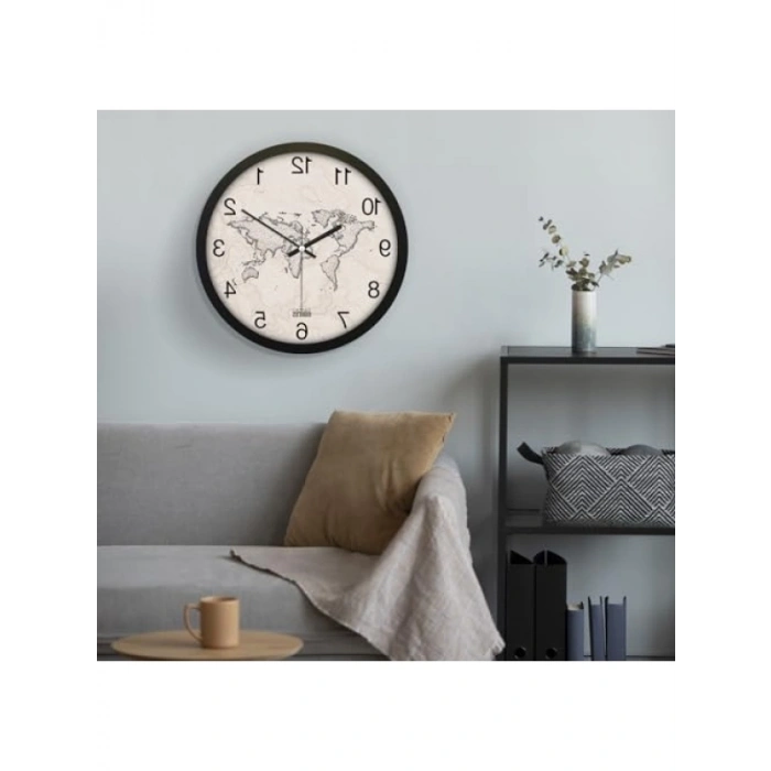 30 cm Gerçek Cam Sessiz Mekanizma Duvar Saati