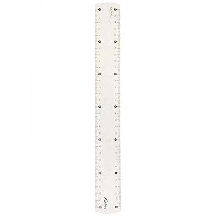 30 cm Plastik Cetvel, Kolay Ölçüm İçin Uygun