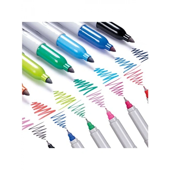 30lu Karışık Renk Kalıcı Markör Seti