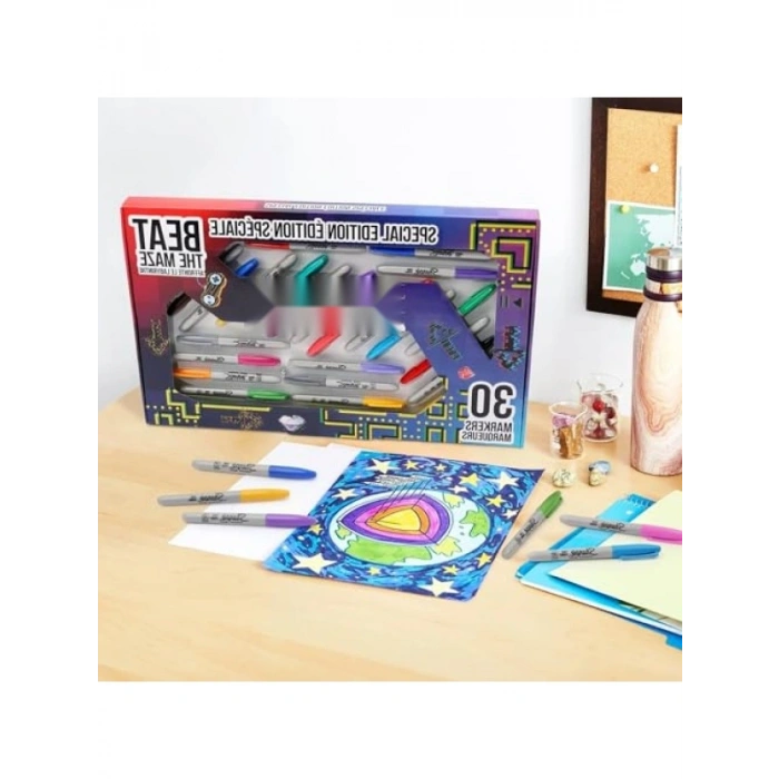 30lu Kutuda Kalıcı Markör Seti