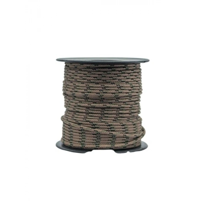 30 Metre 2 mm Taba Desenli Paracord İp, Dayanıklı ve Kullanışlı