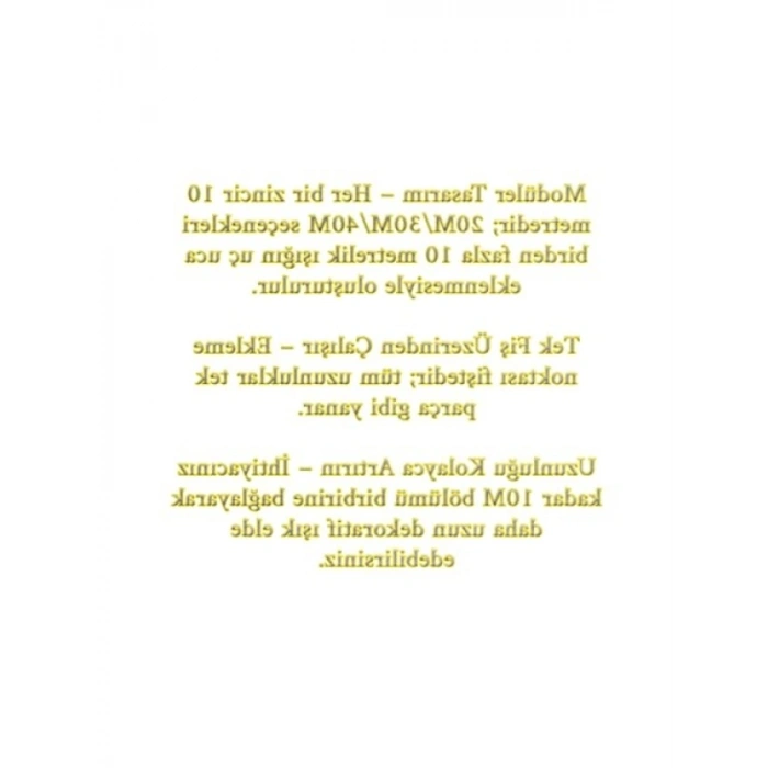 30 Metre Enerji Tasarruflu LED Işık Zinciri