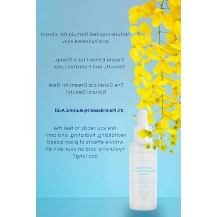 30 ml Bitkisel Hyalüronik Asit Yüz Serumu ile Derinlemesine Nemlendirin