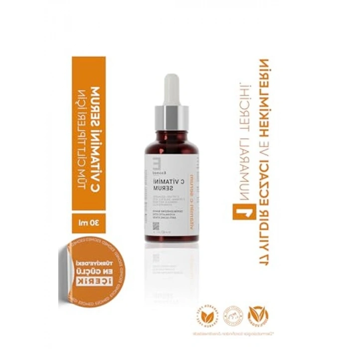 30 ml Kırışıklık Karşıtı C Vitamini Serumu, Squalane İçerikli
