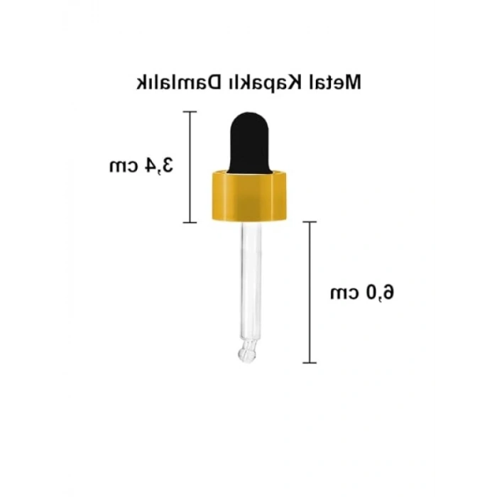 30 ml Mat Siyah Cam Damlalıklı Serum Şişesi - 2 Adet
