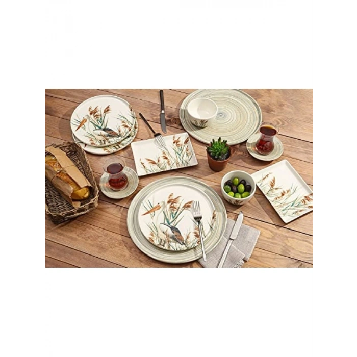 30 Parça 6 Kişilik Kahvaltı Takımı