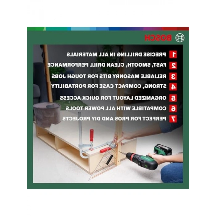 30 Parça Titanyum Matkap ve Vidalama Aksesuar Seti, Uzun Ömürlü