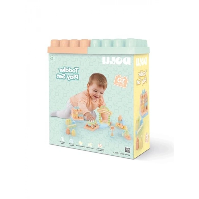 30 Parça Yol ve Blok Seti - DOLU Markası