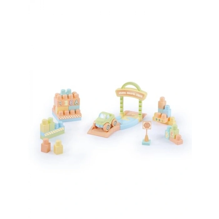 30 Parça Yol ve Blok Seti - DOLU Markası