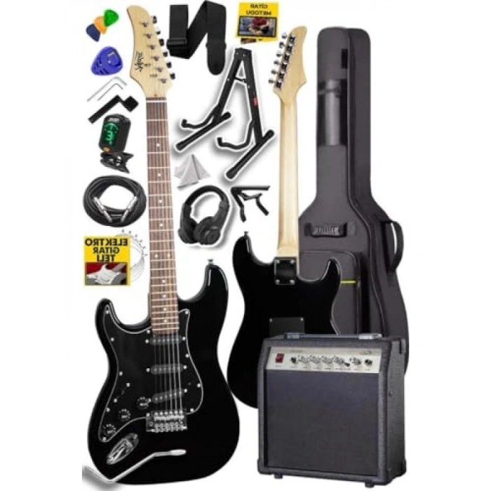 30 Watt Gainli Amfi ile Elektro Gitar Seti