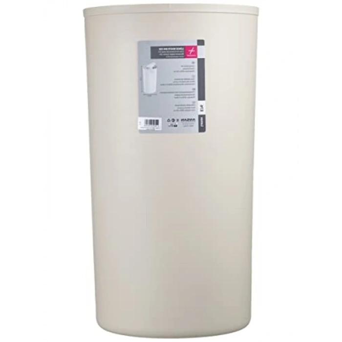 30 x 56 cm Kapaklı Bej Çöp Kovası