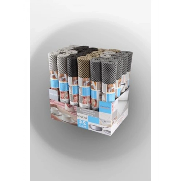 30 x 90 cm Kaydırmaz Halı - 2 Adet Siyah