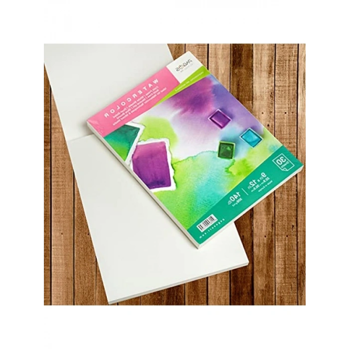 300 Gr 30 Yaprak Suluboya Defteri - Orta Doku