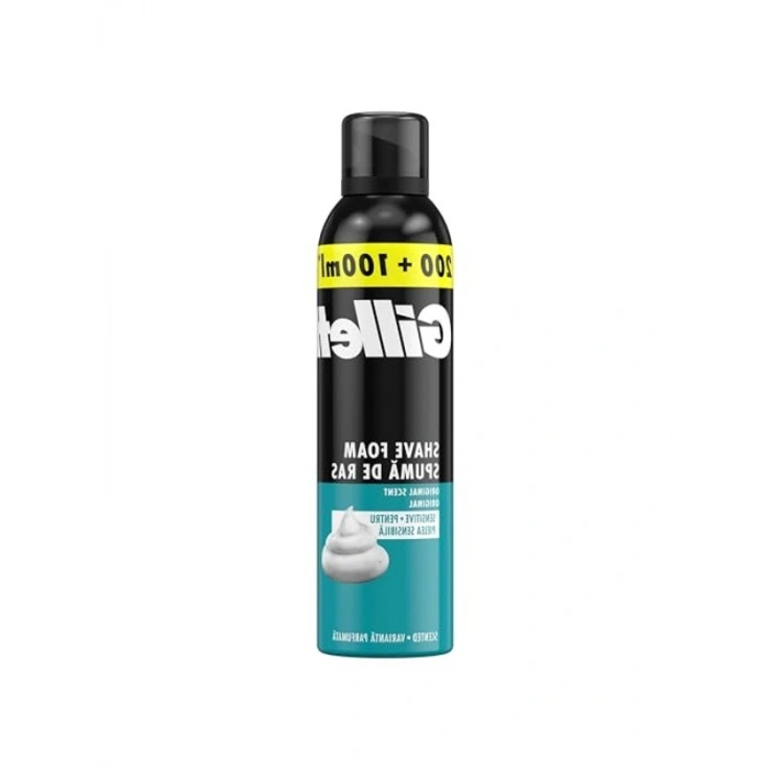 300 ml Hassas Ciltler için Tıraş Köpüğü, Yumuşatıcı Formül