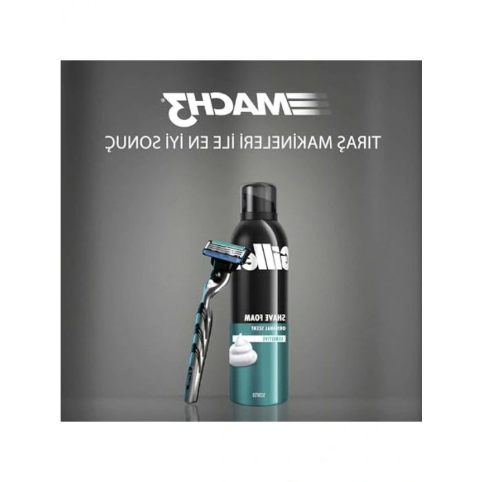 300 ml Hassas Ciltler için Tıraş Köpüğü, Yumuşatıcı Formül
