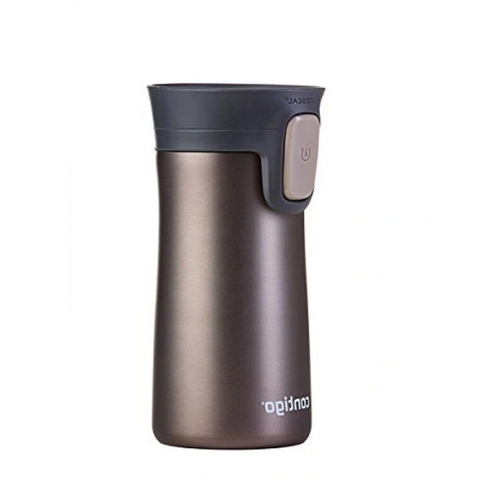 300 mL Kapasiteli Kahverengi Termos Bardak, Taşınabilir Tasarım