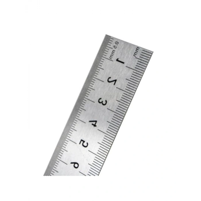 300 mm Çift Taraflı Çelik Cetvel - Ölçüm İçin Doğru Araç