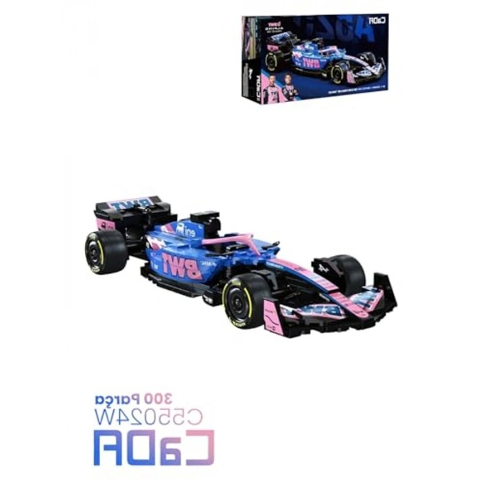 300 Parça 1/24 Ölçekli Formula Aracı Yapım Seti: Eğlenceli Modelleme