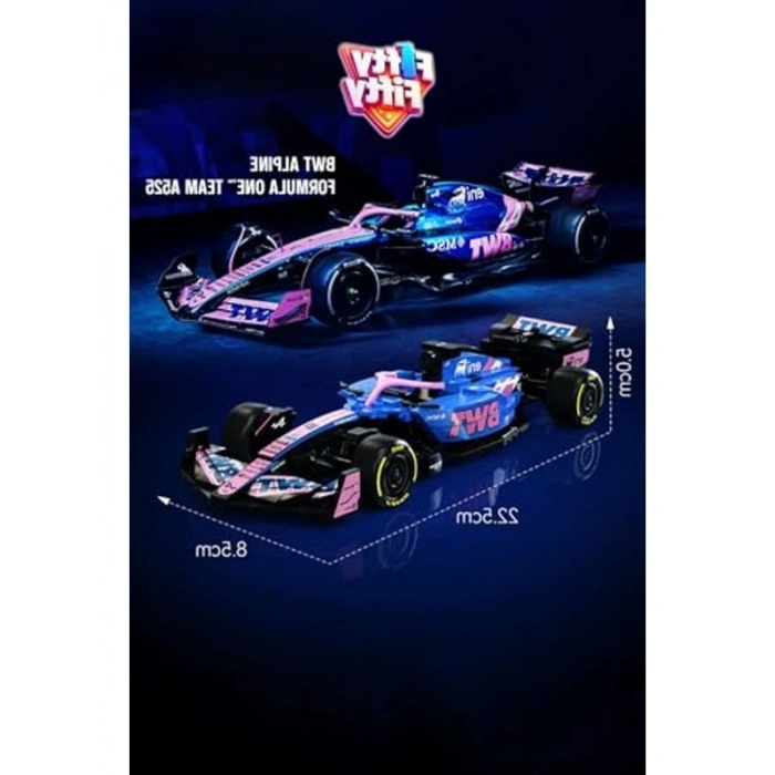 300 Parça 1/24 Ölçekli Formula Aracı Yapım Seti: Eğlenceli Modelleme