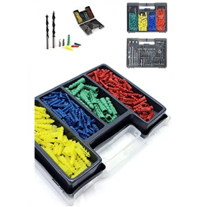 300 Parça Matkap Ucu Seti - Taşıma Çantalı