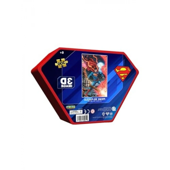 300 Parça Metal Kutu ile Superman Temalı Puzzle