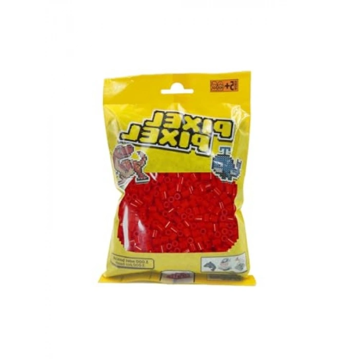 3000 Adet Kırmızı Midi Boncuk Seti