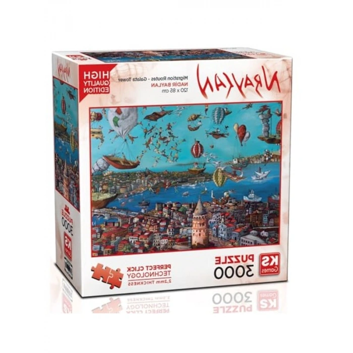 3000 Parça Galata Kulesi Temalı Puzzle ile Zihin Gelişimi