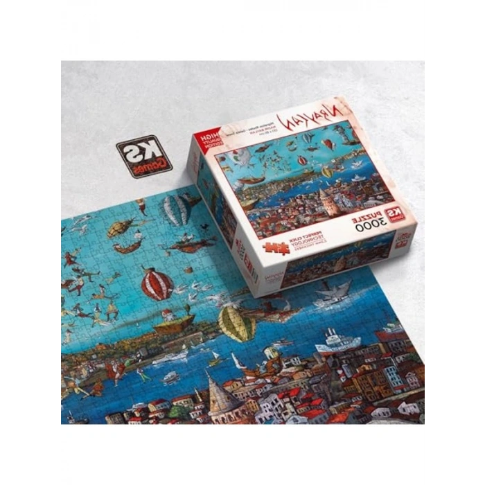 3000 Parça Galata Kulesi Temalı Puzzle ile Zihin Gelişimi