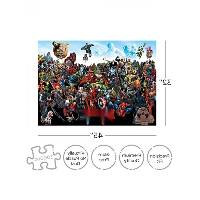 3000 Parça Süper Kahramanlar Temalı Bulmaca
