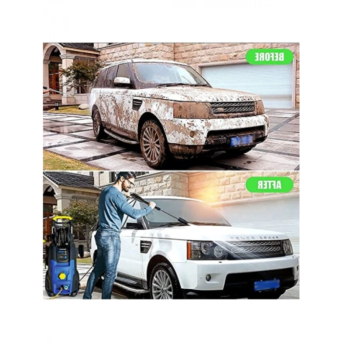 3000W 180Bar İndüksiyon Motorlu Basınçlı Yıkama