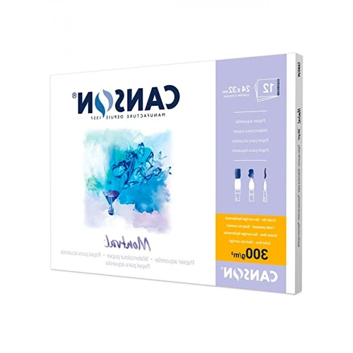 300G Suluboya Blokları - 12 Adet 24x32 Boyutunda