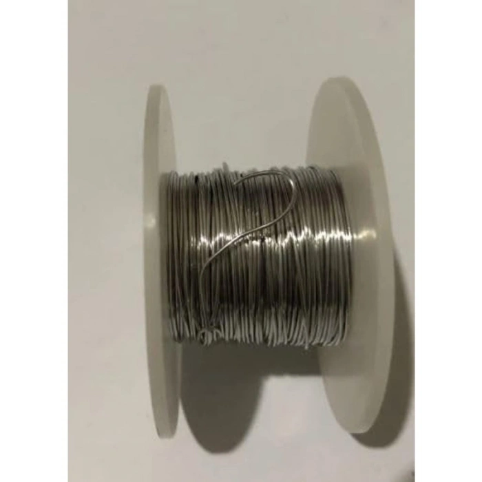 304 kalite paslanmaz çelik tel, taç teli, takı teli, arajman teli 030mm 100mt