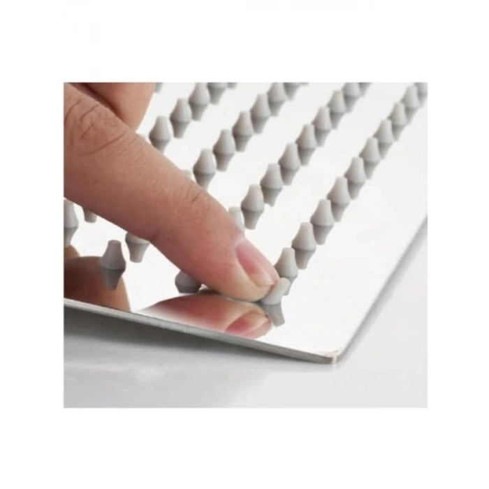 304 Paslanmaz Çelik Kare Tepe Duşu, 25x25 cm, Sabit Başlık