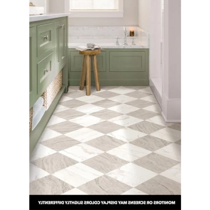 30,48 cm x 30,48 cm Soyma ve Yapıştırma Yer Karosu