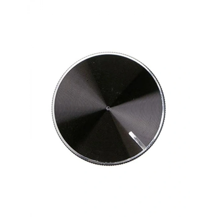 30mm Siyah Gümüş Rotary Ses Kontrol Pot Başlığı