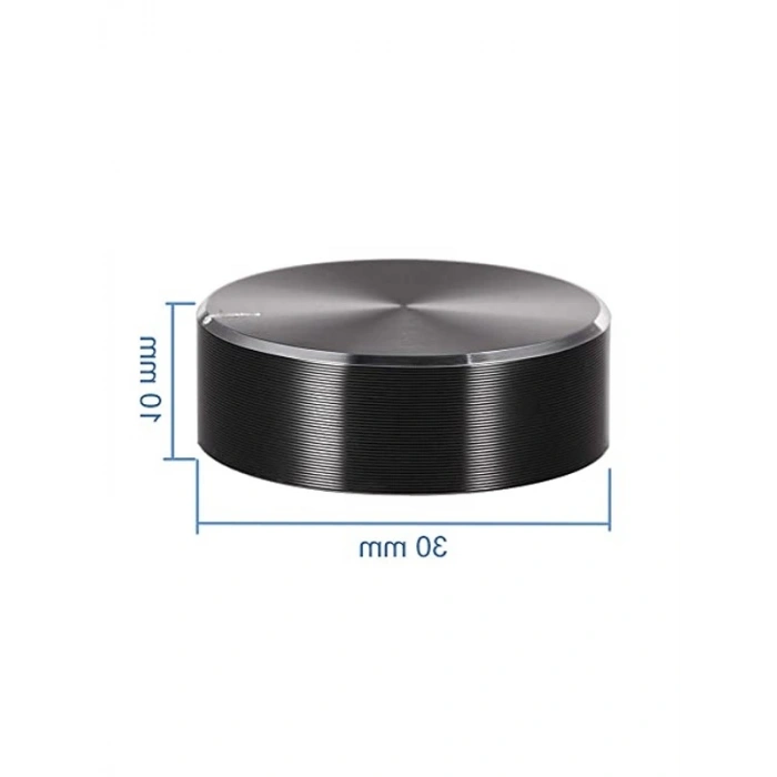 30mm Siyah Gümüş Rotary Ses Kontrol Pot Başlığı