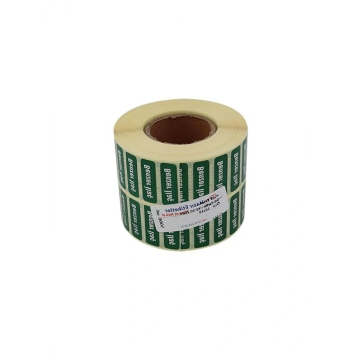 30mm x 10mm 5000 Adet Kuşe Rulo Etiket, Pratik Kullanım