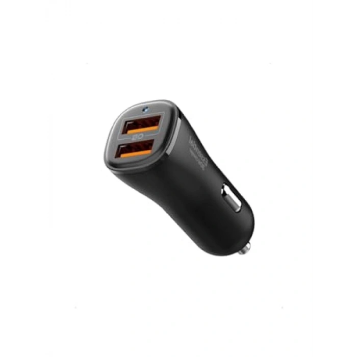 30W USB-A Çift Port Araç İçi Hızlı Şarj Aleti