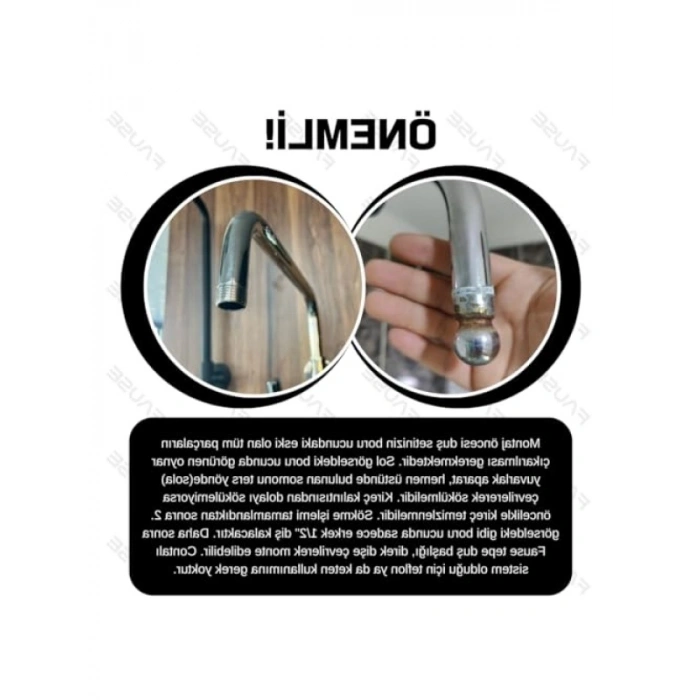 30x30 cm Slim Kare Tepe Duş Başlığı - Paslanmaz Çelik