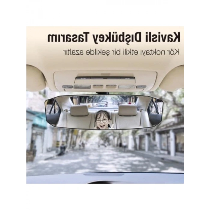 30x9 cm Kavisli Geniş Açılı Araç Dikiz Aynası