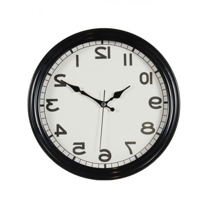 31 Cm Sessiz Mekanizmalı Dekoratif Cam Duvar Saati