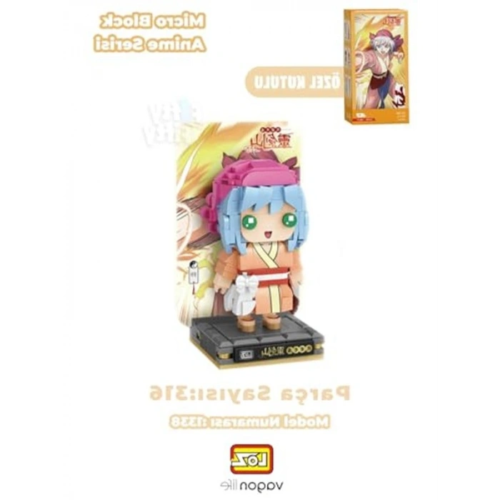 316 Parça Mikro Anime Yapım Seti, Eğlenceli Tasarım