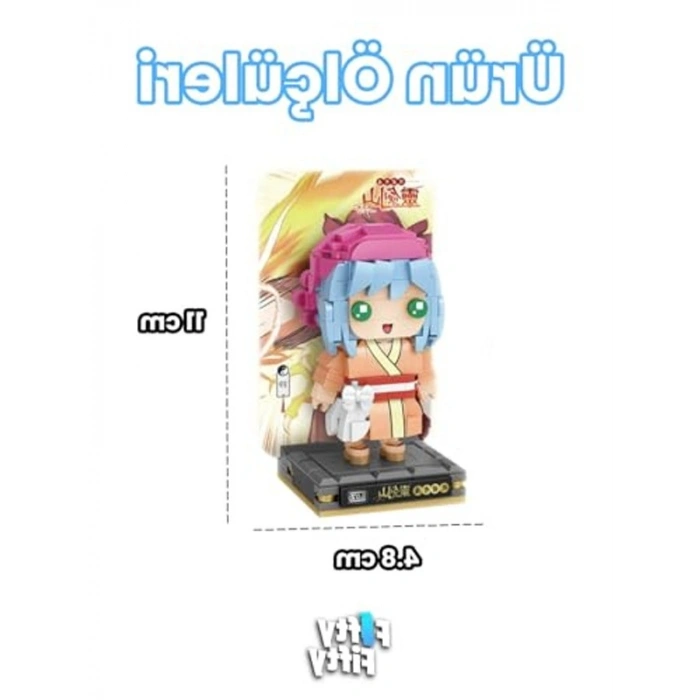 316 Parça Mikro Anime Yapım Seti, Eğlenceli Tasarım