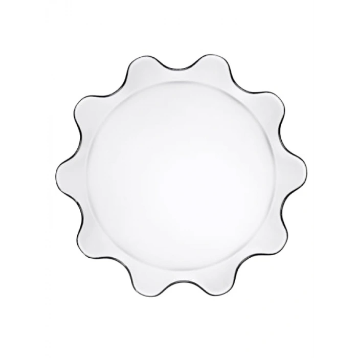 32 cm Dalgalı Kenarlı Servis Tabağı - Yerli Üretim