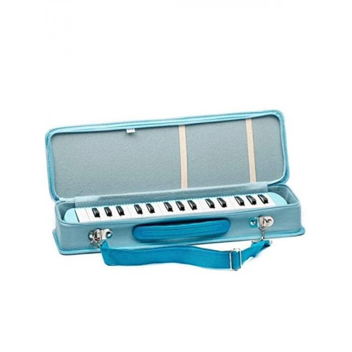 32 Tuşlu Özel Çantalı Melodika - Mavi