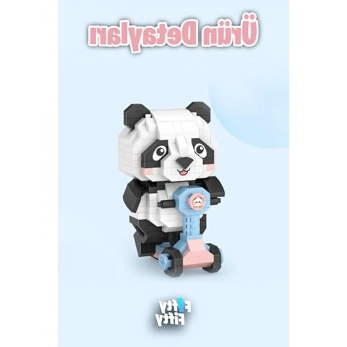 320 Parça Panda Temalı Yapım Seti, LOZ Micro Block Eğlencesi