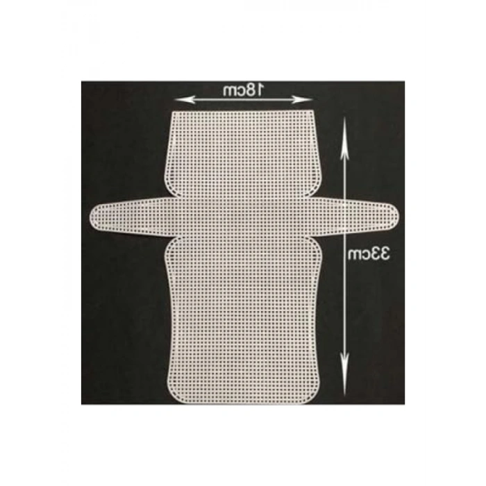 33 cm Beyaz Kanvas Çanta - Pratik ve Kullanışlı