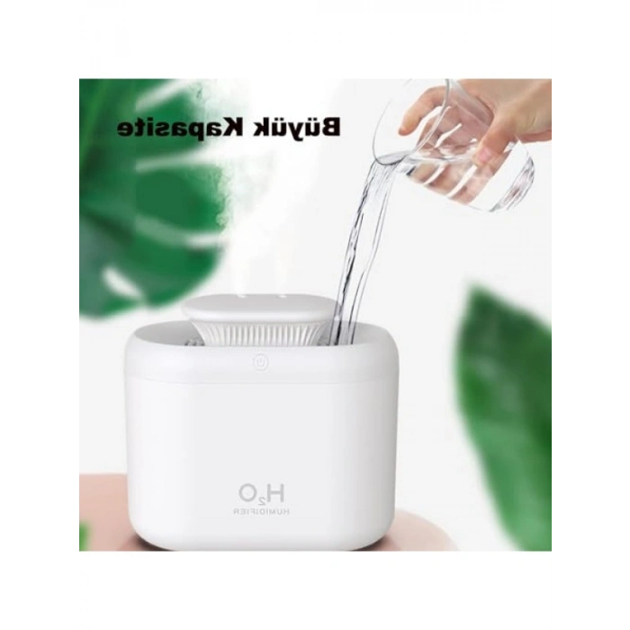 3.3 Litre Kapasiteli Ultrasonik Buhar Nemlendirici | LED Işıklı