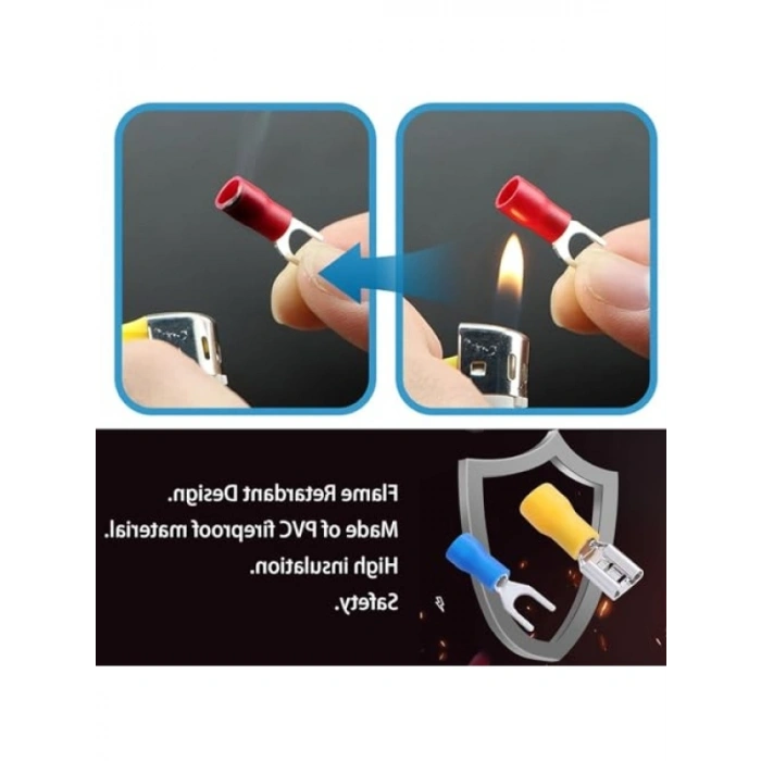 330 Parça Sıkma Konnektör Seti - Çok Çeşitli Tipler