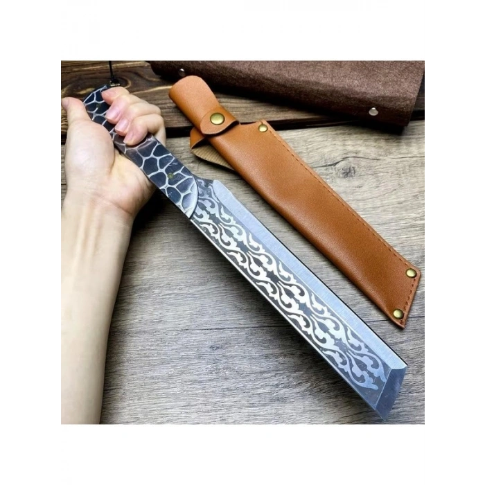 33.8 cm Paslanmaz Çelik Mutfak Bıçağı, Dayanıklı ve Çok Amaçlı